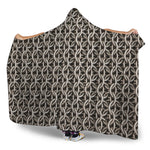 Chainmail Ring Print Hooded Blanket