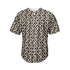 Chainmail Ring Print Men's Baseball Jersey