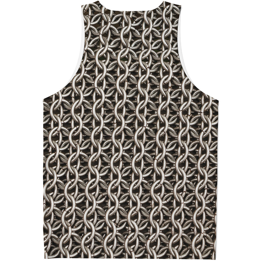 Chainmail Ring Print Men's Tank Top