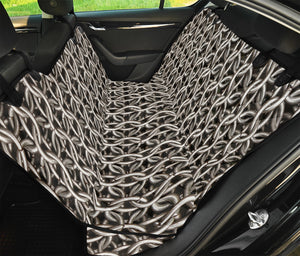 Chainmail Ring Print Pet Car Back Seat Cover