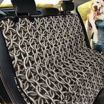 Chainmail Ring Print Pet Car Back Seat Cover