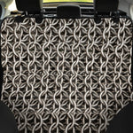 Chainmail Ring Print Pet Car Back Seat Cover