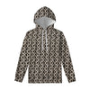 Chainmail Ring Print Pullover Hoodie
