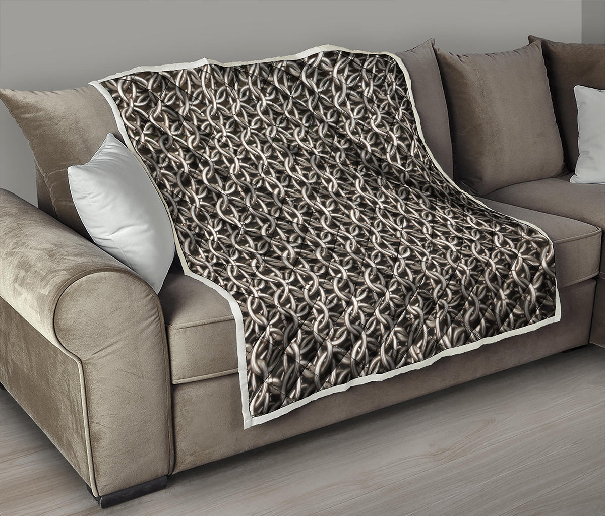 Chainmail Ring Print Quilt