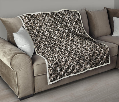 Chainmail Ring Print Quilt