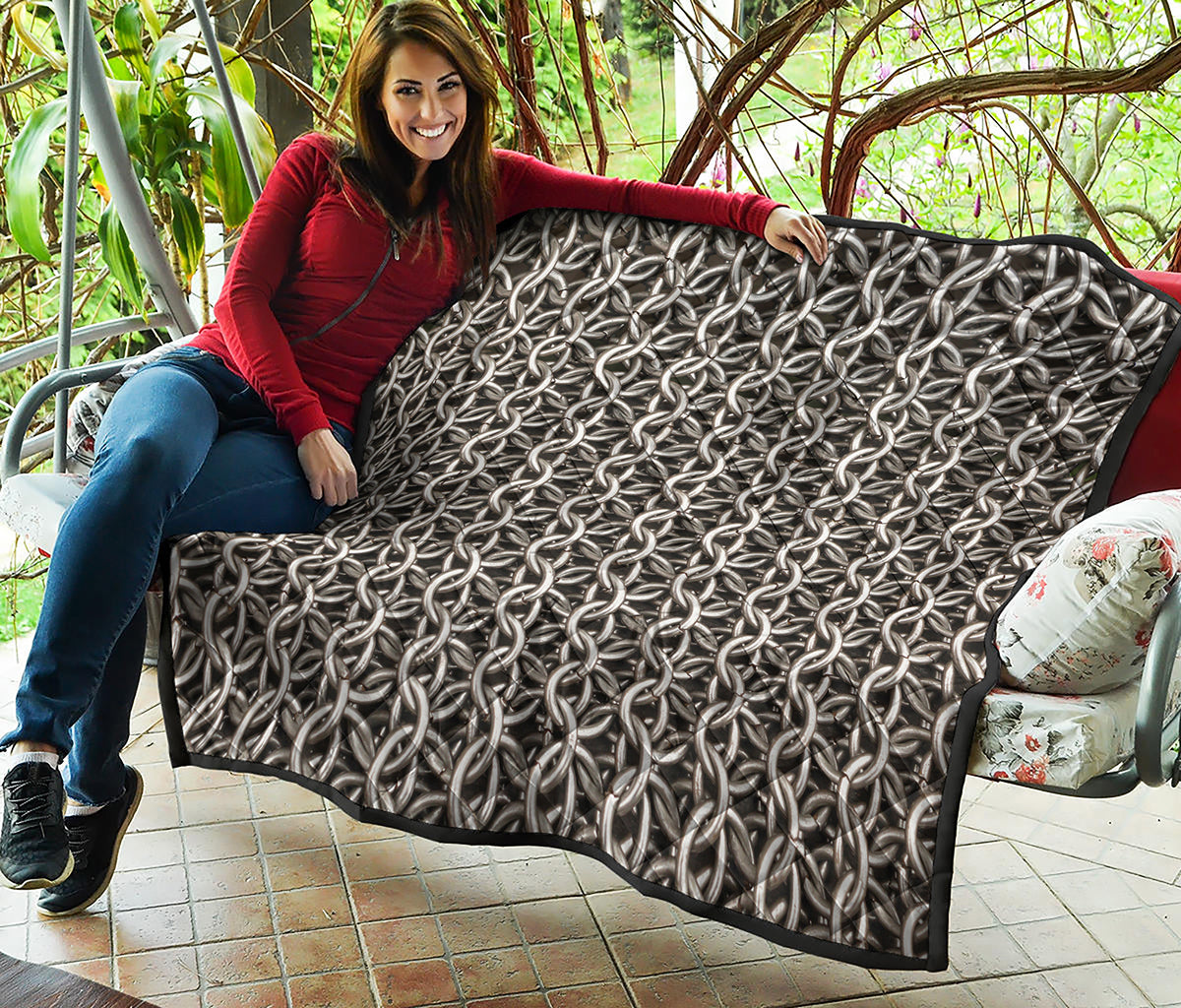Chainmail Ring Print Quilt
