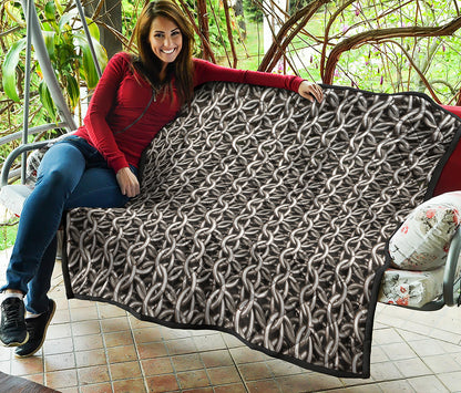 Chainmail Ring Print Quilt