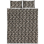Chainmail Ring Print Quilt Bed Set