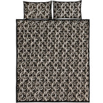 Chainmail Ring Print Quilt Bed Set