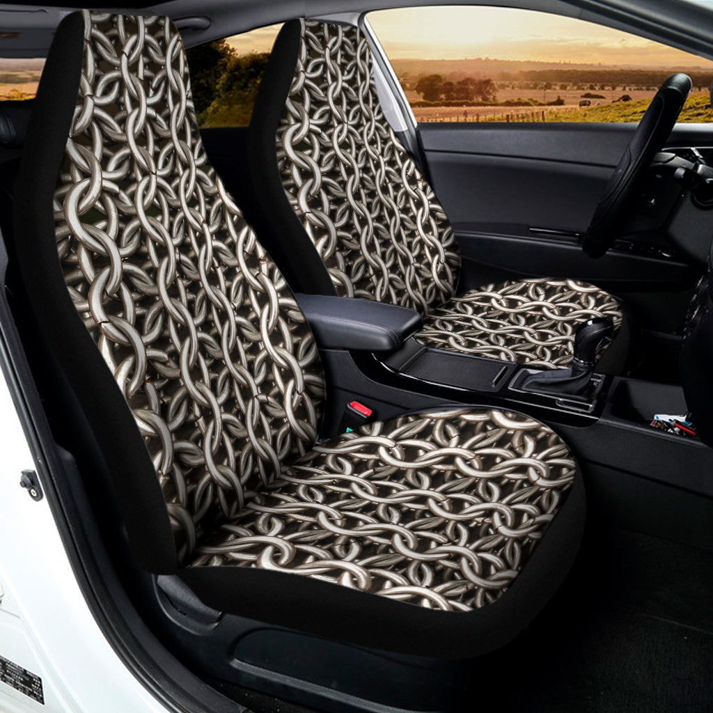 Chainmail Ring Print Universal Fit Car Seat Covers