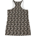 Chainmail Ring Print Women's Racerback Tank Top