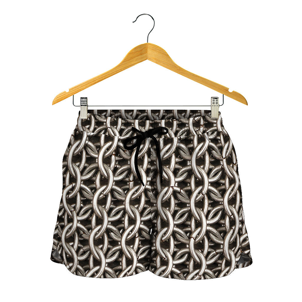 Chainmail Ring Print Women's Shorts