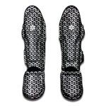 Chainmail Texture Print Muay Thai Shin Guard