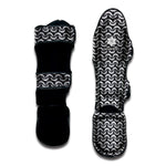 Chainmail Texture Print Muay Thai Shin Guard