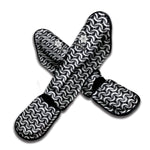 Chainmail Texture Print Muay Thai Shin Guard