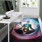 Chakras Of The Universe Print Area Rug