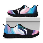 Chakras Of The Universe Print Black Sneakers