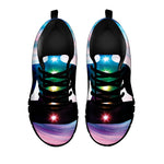 Chakras Of The Universe Print Black Sneakers