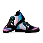 Chakras Of The Universe Print Black Sneakers