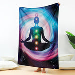 Chakras Of The Universe Print Blanket
