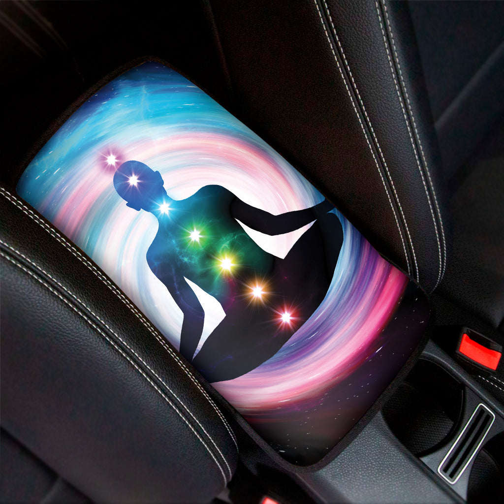 Chakras Of The Universe Print Car Center Console Cover