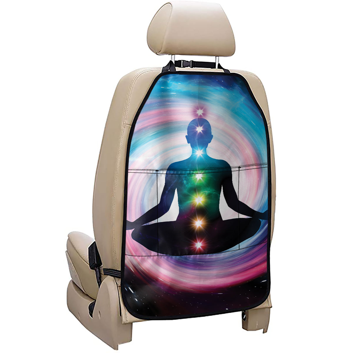 Chakras Of The Universe Print Car Seat Organizers
