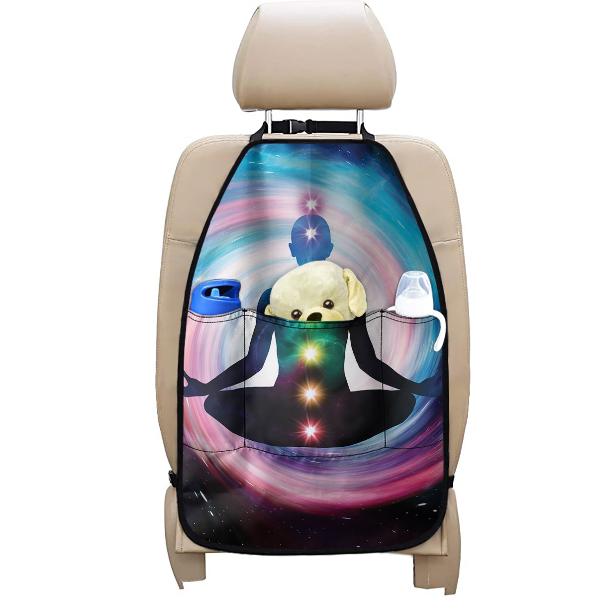 Chakras Of The Universe Print Car Seat Organizers