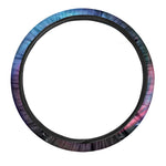 Chakras Of The Universe Print Car Steering Wheel Cover