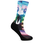 Chakras Of The Universe Print Crew Socks