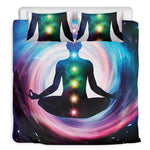 Chakras Of The Universe Print Duvet Cover Bedding Set