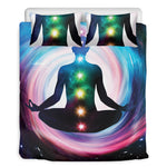Chakras Of The Universe Print Duvet Cover Bedding Set