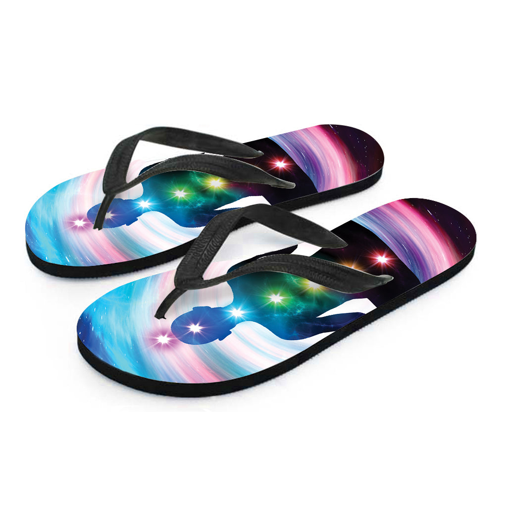 Chakras Of The Universe Print Flip Flops