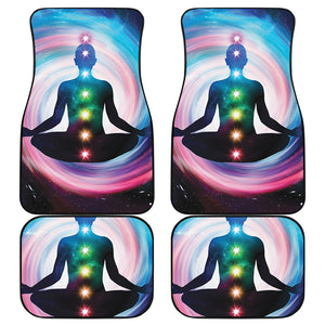 Chakras Of The Universe Print Front and Back Car Floor Mats