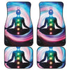 Chakras Of The Universe Print Front and Back Car Floor Mats