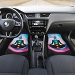 Chakras Of The Universe Print Front and Back Car Floor Mats