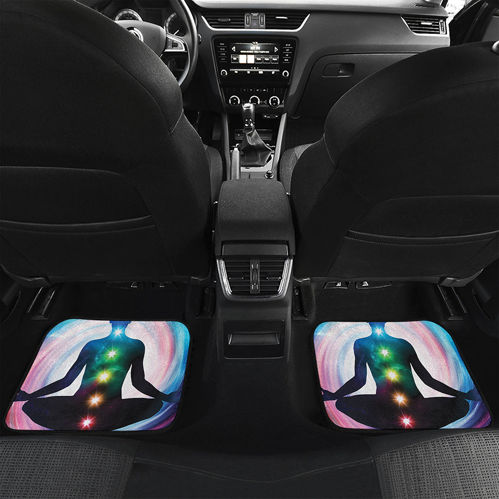 Chakras Of The Universe Print Front and Back Car Floor Mats