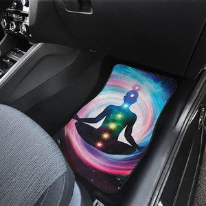 Chakras Of The Universe Print Front and Back Car Floor Mats