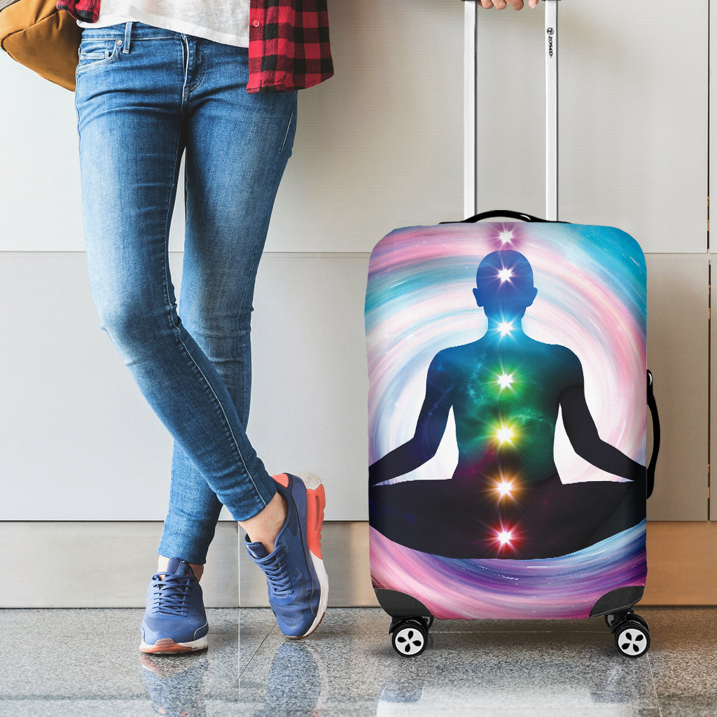 Chakras Of The Universe Print Luggage Cover