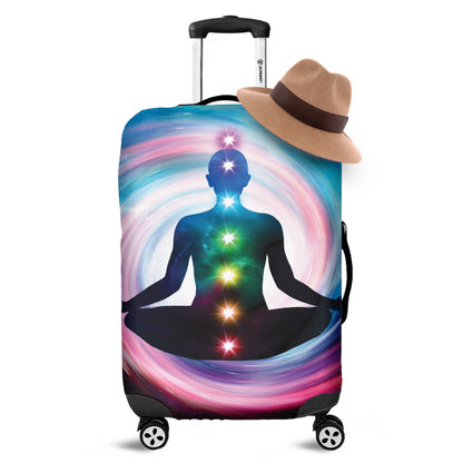 Chakras Of The Universe Print Luggage Cover