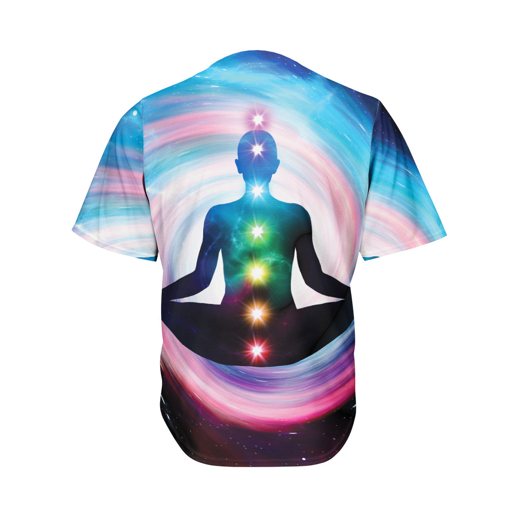 Chakras Of The Universe Print Men's Baseball Jersey