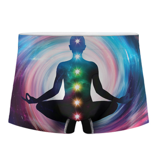 Chakras Of The Universe Print Men's Boxer Briefs