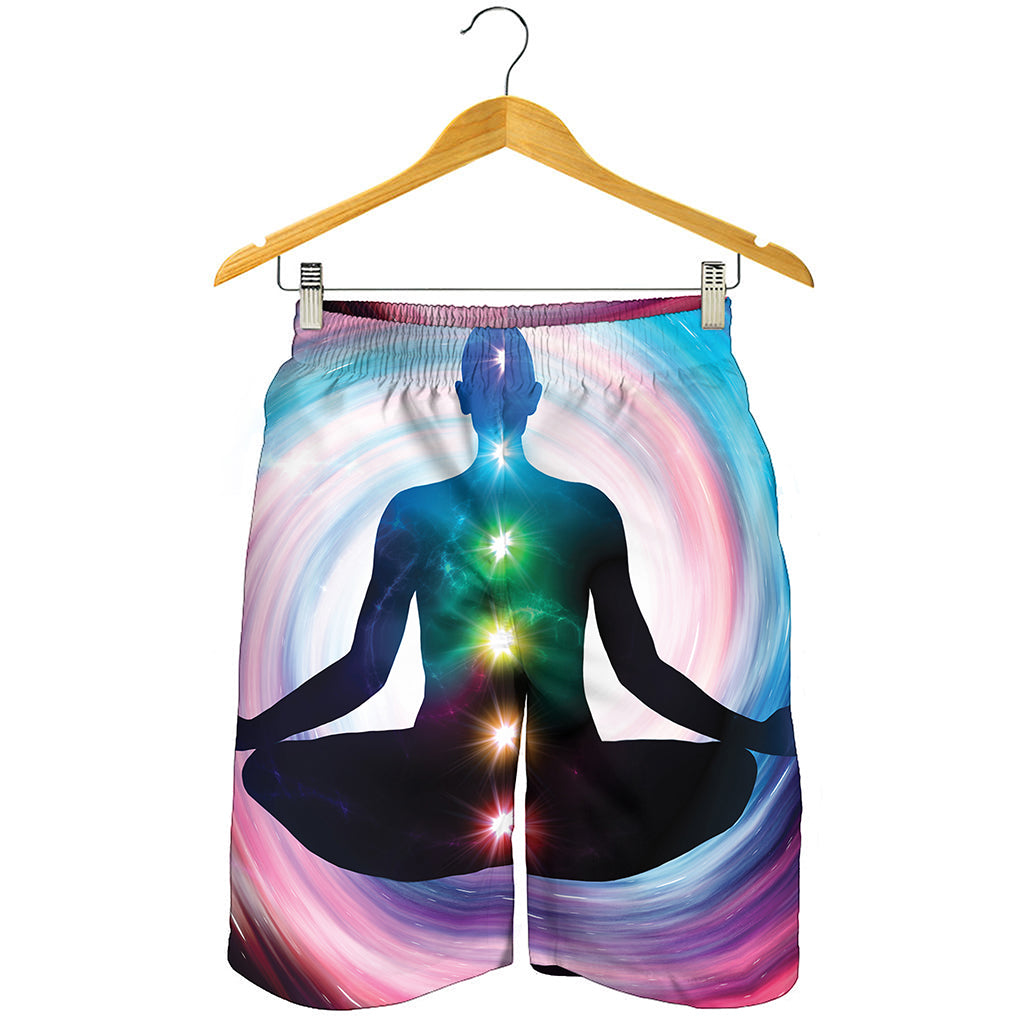 Chakras Of The Universe Print Men's Shorts