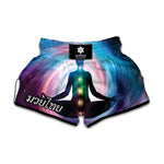 Chakras Of The Universe Print Muay Thai Boxing Shorts