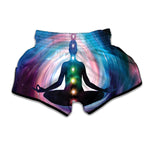 Chakras Of The Universe Print Muay Thai Boxing Shorts