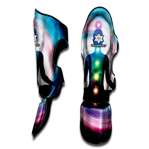 Chakras Of The Universe Print Muay Thai Shin Guard