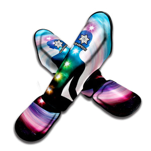 Chakras Of The Universe Print Muay Thai Shin Guard