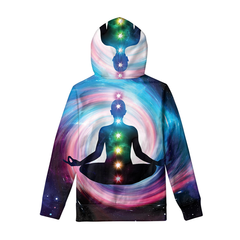 Chakras Of The Universe Print Pullover Hoodie