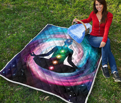 Chakras Of The Universe Print Quilt