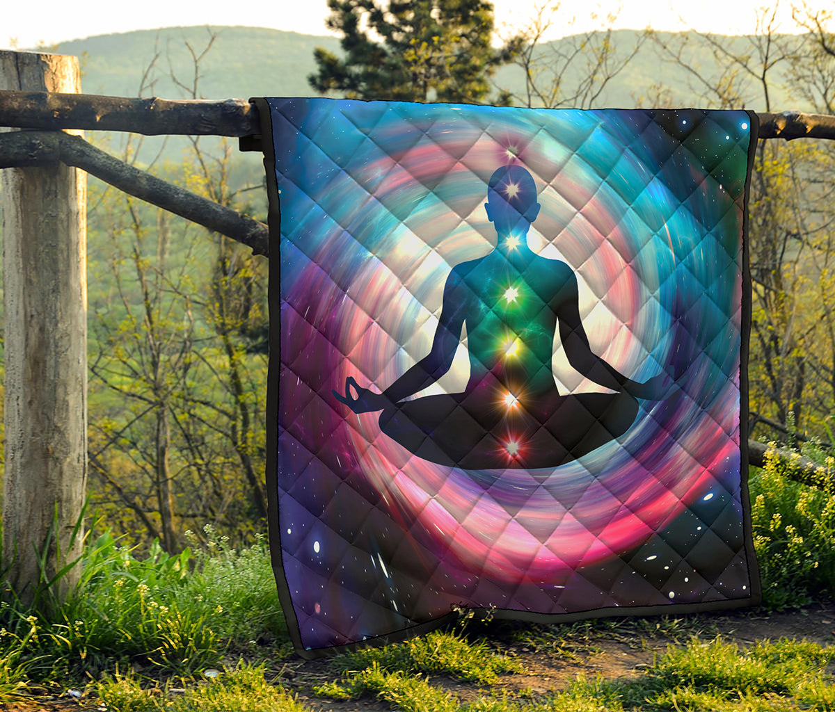 Chakras Of The Universe Print Quilt
