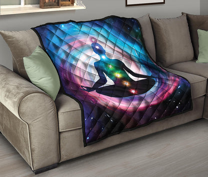Chakras Of The Universe Print Quilt